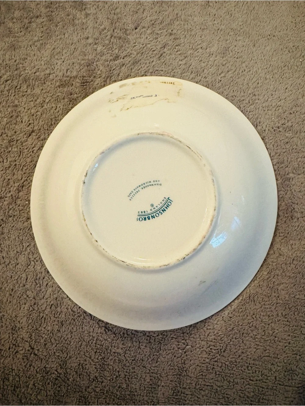 White & Blue Floral Ceramic Trinkit Dish